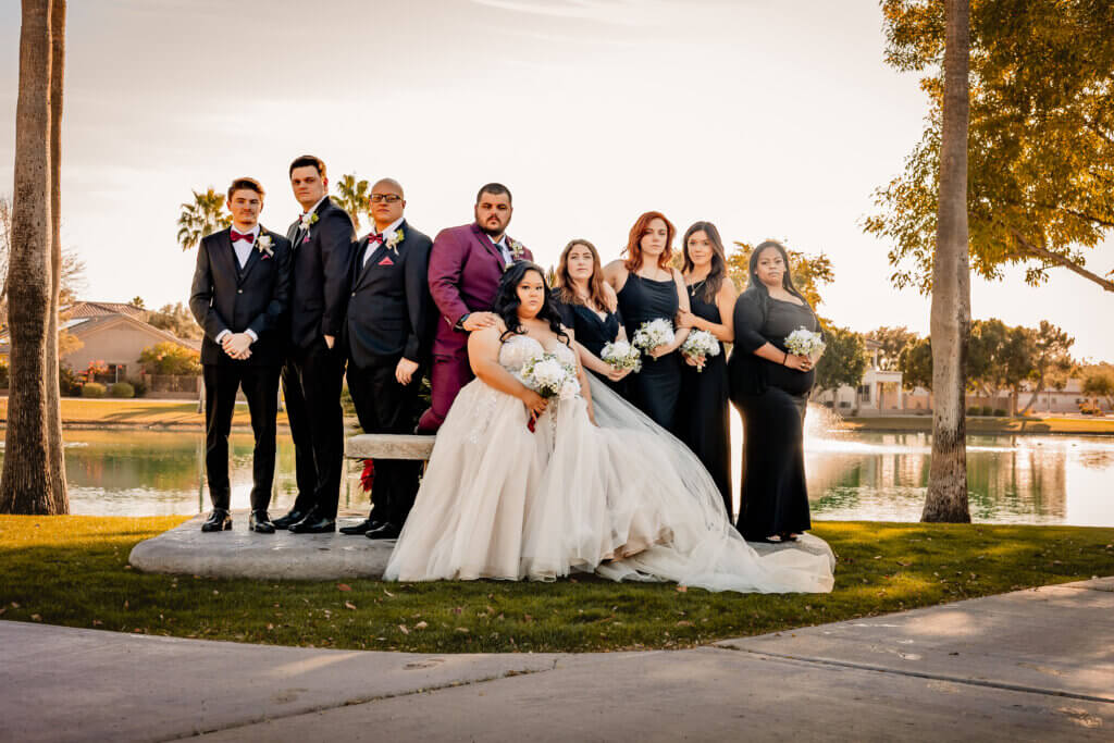 wedding party photos