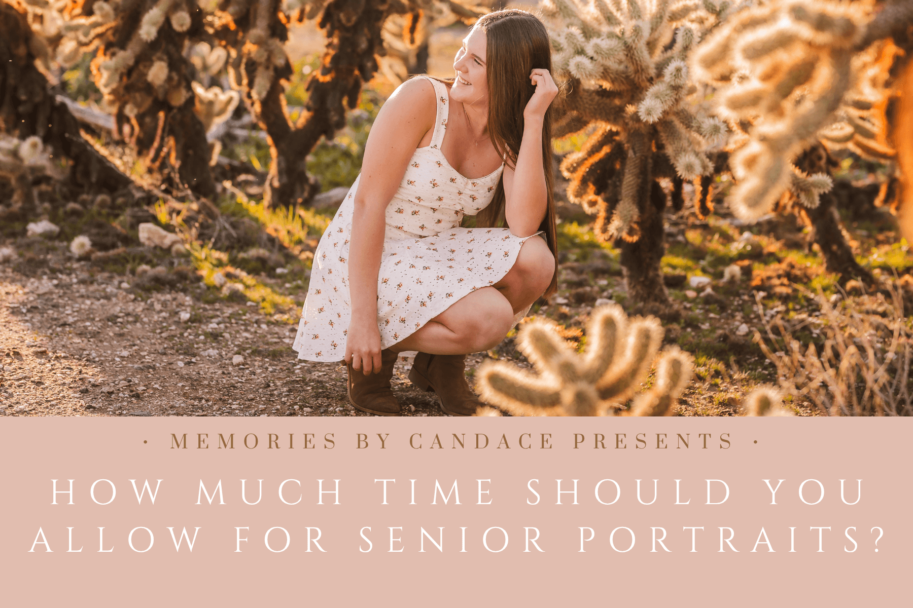 How Much Time Should You Allow for Senior Portraits?