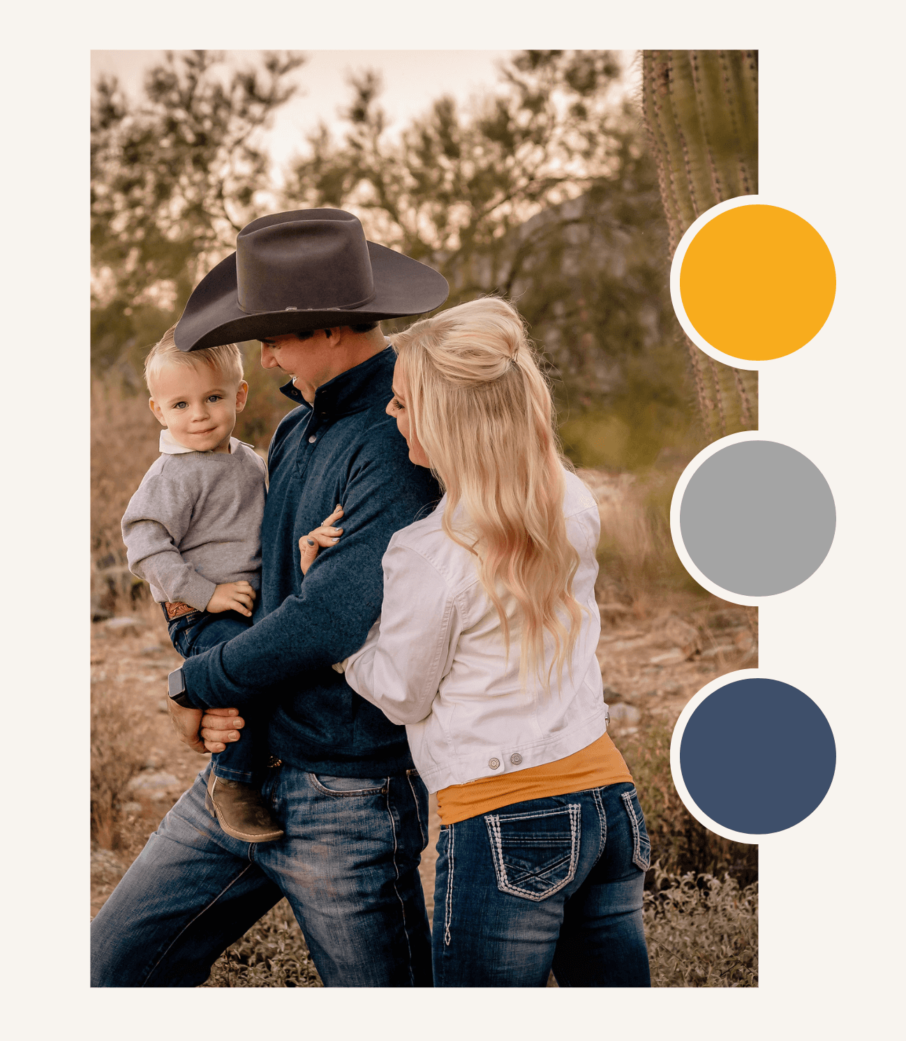 color palette for what to wear for photos