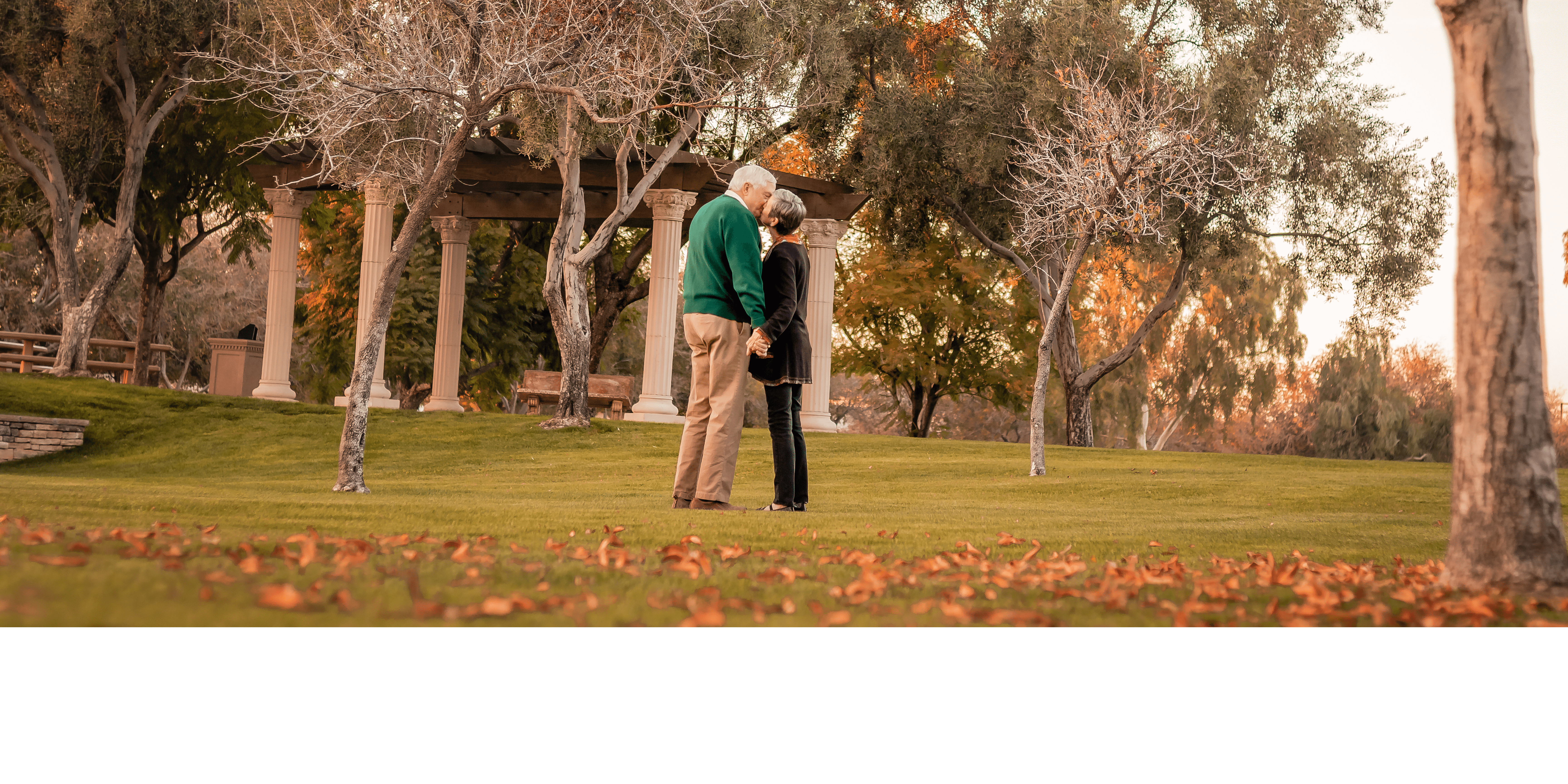 Photo of senior older couple in Marley Park in Surprise, AZ photographed by Memories by Candace - phoenix photographer