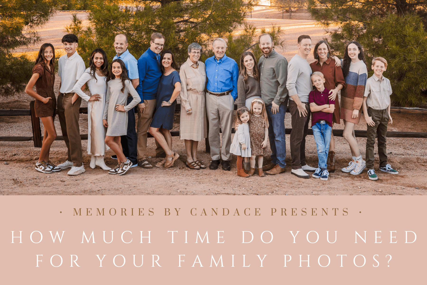 How much Time do You Need for Your Family Photos