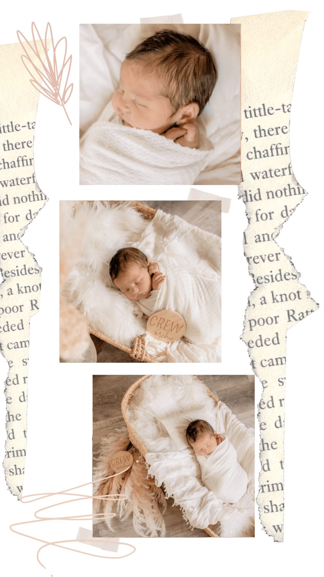 lifestyle in home newborn photos in Phoenix area by photographer Memories by Candace