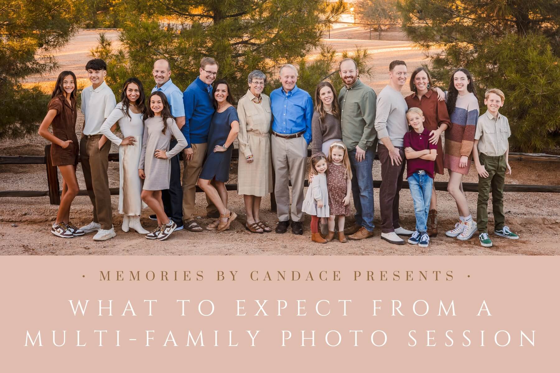 What to Expect from a Multi-Family Photo Session