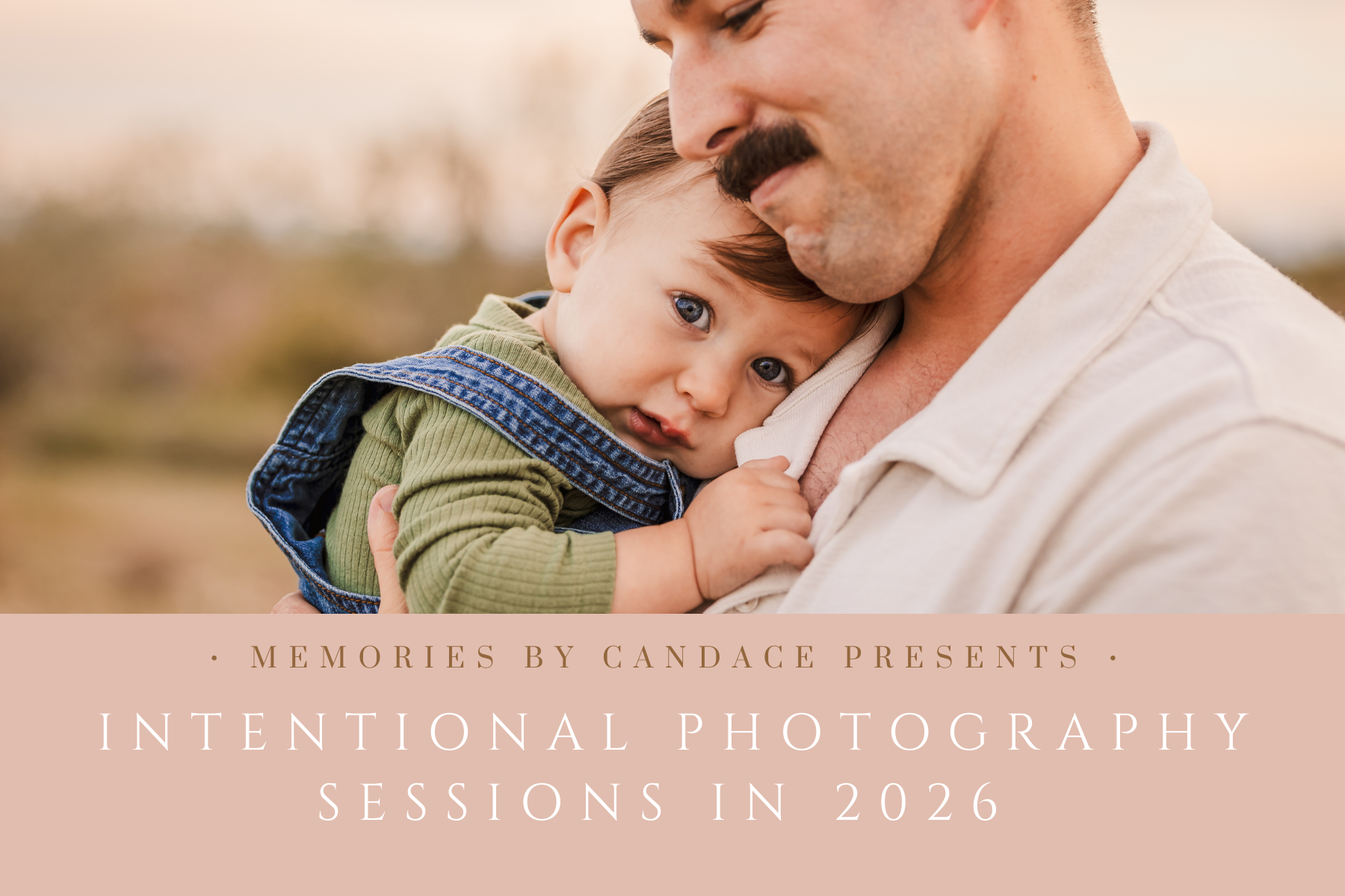 Phoenix family photography session showing connection with dad and son